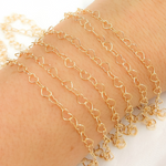 Load image into Gallery viewer, Gold Filled Heart Link Chain