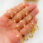 Load image into Gallery viewer, 14K Gold-Filled Diamond Cut Marina Link Chain