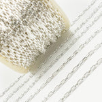 Load image into Gallery viewer, Sterling Silver Box Diamond Cut Link Chain