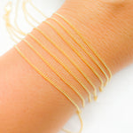 Load image into Gallery viewer, 14K Solid Gold Curb Chain