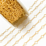 Load image into Gallery viewer, Gold Filled Clover Link Chain