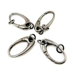 Load image into Gallery viewer, 500BR. 26MM Black Rhodium Sterling Silver Oval Clasp