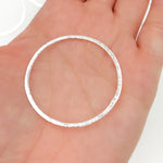 Load image into Gallery viewer, 40MM White Sterling Silver Ring Connector