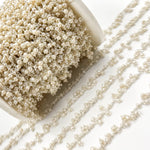 Load image into Gallery viewer, Pearl Cluster Dangle Sterling Silver Wire Chain