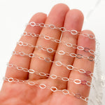 Load image into Gallery viewer, Sterling Silver Flat Cable Link Chain