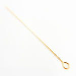 Load image into Gallery viewer, Gauge Gold-filled Eye Pin 1.5 Inch Headpin