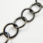 Load image into Gallery viewer, Black Rhodium Sterling Silver Cable Chain