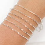 Load image into Gallery viewer, Sterling Silver Rolo Chain