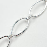 Load image into Gallery viewer, Sterling Silver Oval & Round Link Chain