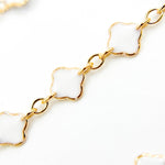 Load image into Gallery viewer, V315ENGF. 14K Gold Filled Enamel Clover Link Chains
