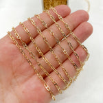 Load image into Gallery viewer, 14K Gold Filled Diamond Cut Marina Link Chain