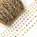 Load image into Gallery viewer, Petro Tourmaline Sterling Silver Wire Chain