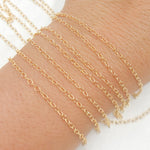 Load image into Gallery viewer, 14K Gold-Filled Smooth Cable Chain