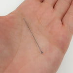 Load image into Gallery viewer, HPB2BR. 24 Gauge Black Rhodium Sterling Silver Ball 1.5 Inch Headpin