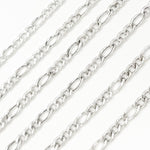 Load image into Gallery viewer, Sterling Silver Figaro Chain
