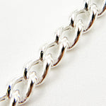 Load image into Gallery viewer, Sterling Silver Curb Link Chain