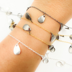 Load image into Gallery viewer, Sterling Silver Drop Dangle Wire Chain