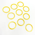 Load image into Gallery viewer, 30MM Gold Plated Sterling Silver Ring Connector