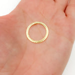 Load image into Gallery viewer, 30MM Gold Plated Sterling Silver Ring Connector