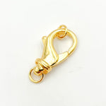 Load image into Gallery viewer, 23MM Gold-plated Sterling Silver Gold Plated Trigger Clasp