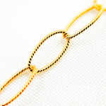 Load image into Gallery viewer, 14k Gold Filled Twisted Oval Link Chain
