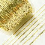 Load image into Gallery viewer, Gold Plated 925 Sterling Silver Flat Marina Chain.