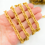 Load image into Gallery viewer, Gold Plated Sterling Silver Oval Link Chain