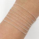 Load image into Gallery viewer, Sterling Silver Cable Chain