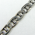 Load image into Gallery viewer, Oxidized Sterling Silver Marina Chain