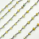 Load image into Gallery viewer, Coated Cats-eye Black Rhodium 925 Sterling Silver Wire Chain