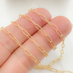 Load image into Gallery viewer, 14k Gold Filled Hammered Paperclip Chain