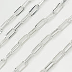 Load image into Gallery viewer, Sterling Silver Paperclip Chain