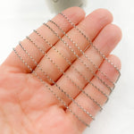 Load image into Gallery viewer, Oxidized Sterling Silver Oval Rolo Chain