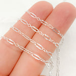 Load image into Gallery viewer, Sterling Silver Diamond Cut Marina Link Chain