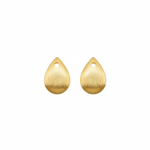 Load image into Gallery viewer, TD6GP. Gold Plated Sterling Silver Curved Tear Drop
