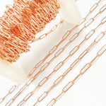 Load image into Gallery viewer, Rose Gold Plated Paperclip Chain