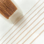 Load image into Gallery viewer, Rose Gold-Filled Smooth Cable Chain