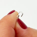 Load image into Gallery viewer, 15MM White Sterling Silver Oval Clasp