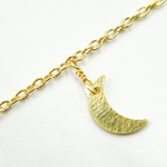 Load image into Gallery viewer, Crescent Moon Shape Dangle Wire Chain