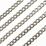 Load image into Gallery viewer, Oxidized Sterling SilverCurb Chain