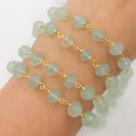 Load image into Gallery viewer, Gold Plated Sterling Silver Aquacalcy Wire Chain