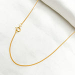 Load image into Gallery viewer, 14k Gold Filled Curb Finished Necklace