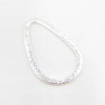 Load image into Gallery viewer, 25MM White Sterling Silver Brushed Drop Connector