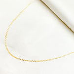 Load image into Gallery viewer, 14K Solid Gold Flat Cable Link Chain