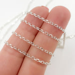 Load image into Gallery viewer, Sterling Silver Rolo Chain