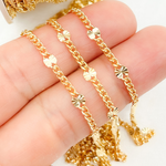 Load image into Gallery viewer, 14k Gold Filled Curb & Diamond Cut Marina Link