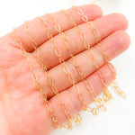 Load image into Gallery viewer, 14K Gold-Filled Flat Oval and Round Link Chain