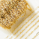 Load image into Gallery viewer, Gold Plated and Sterling Silver Diamond Cut Long & Short Link