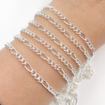Load image into Gallery viewer, Sterling Silver Figaro Chain