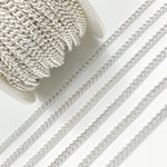 Load image into Gallery viewer, Sterling Silver Curb Chain